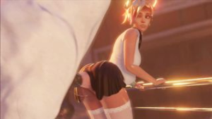 Horse Video 189 (sounded) – Mercy X Horse ANAL - ﻿3D animation on Crohasit