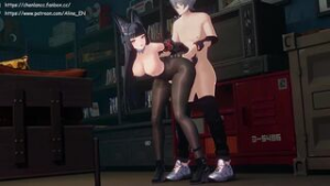 Hoshimi Miyabi [Aline_EN] - ﻿3D animation on Crohasit