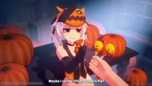 It’s Halloween time… again![Anna Anon][4k 60fps] - ﻿3D animation on Crohasit