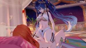 Iuno X Augusta Futa sex video (WuWa) - ﻿3D animation on Crohasit