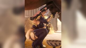 Ivy Valentine Taking Hottie Care of Her Horse – Noname55 - ﻿3D animation on Crohasit
