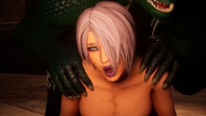 Ivy x Lizard man 1080p HD - Soul Calibur animation on Crohasit