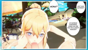 Jean – Beach Episode 4k - Genshin Impact animation on Crohasit