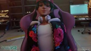 Jerking Kiriko - Overwatch animation on Crohasit