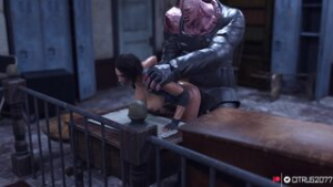 Jill Railed - ﻿3D animation on Crohasit