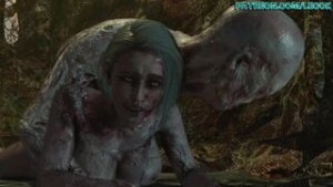 Jill Valentine Concubine of the Damned - ﻿3D animation on Crohasit