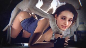 Jill x Dog (Remake | Classic) [Bayern] - ﻿3D animation on Crohasit