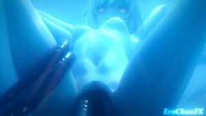 Jingliu vs 6 underwater tentacles - ﻿3D animation on Crohasit