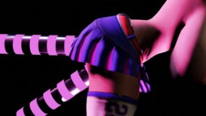Juliet Starling – Double Penetration – Hard and Deep Fucking Machine penetration - ﻿3D animation on Crohasit