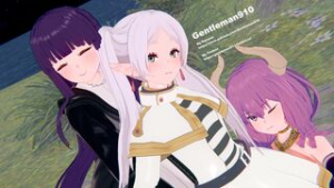 [KKS/MMD] [Tiger’s Eye] Fern Freelen Aura of the Guillotine [Funeral Freelen] - sousou no frieren | frieren beyond journeys end animation on Crohasit