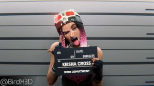 Keisha Cross Do the Crime Do the Time [Birdx3d] - ﻿3D animation on Crohasit