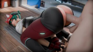 Kiriko Receiving A Package [White][Aphy3D] - ﻿3D animation on Crohasit