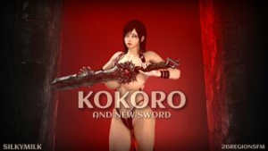 Kokoro And New Sword [26RegionSFM][4K60FPS] - ﻿3D animation on Crohasit