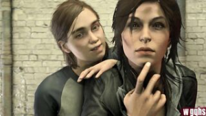LARA and ELLIE - The Last of Us 2 animation on Crohasit