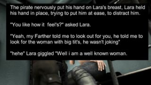 Lara & Pirate – Sumthindifrnt - Tomb Raider animation on Crohasit