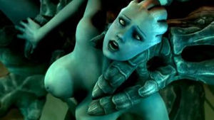 Liara Shadow Broke Her - ﻿3D animation on Crohasit