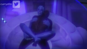 Liara’s after dinner date, Nightcap. (blacked) [Currysfm} - Mass Effect animation on Crohasit