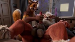 Logi and Arcanine - ﻿3D animation on Crohasit