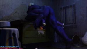 [Loop] Mirko Loses to Nomu - My Hero Academia animation on Crohasit