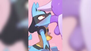 Lucario (Rabbitadvisory) 4K60FPS - Pokemon animation on Crohasit
