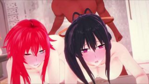 Lust Control App pt2 - High School DxD animation on Crohasit