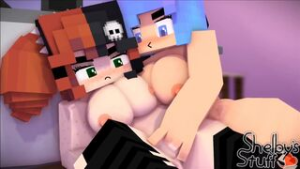 MINECRAFT yuri/lesbian 2 PT-BR - Minecraft animation on Crohasit