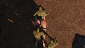 Mangoman-Lara Beast of Burden used by goblins (4k) {NO WM} - ﻿3D animation on Crohasit