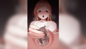 Mano Worm Bottle - 2D animation on Crohasit