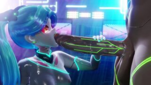 Mantis x)Thirsty Rebecca! Animation 3 – Skin Tone B - ﻿3D animation on Crohasit