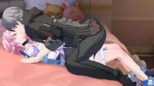 Mar 7th & Trailblazer - Honkai Star Rail animation on Crohasit