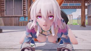 March 7th On The Rail Station [doge7] - Honkai Star Rail animation on Crohasit