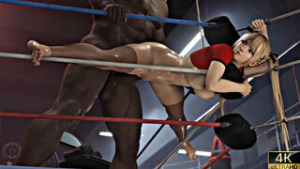 Marie Rose Training [Blacked][AxenAnim][4K] - ﻿3D animation on Crohasit
