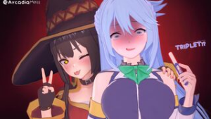 Megumin Breed Aqua -Aftermatch- - kono subarashii sekai ni shukufuku wo! animation on Crohasit