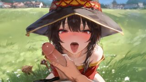 Megumin ( Konosuba ) - kono subarashii sekai ni shukufuku wo! animation on Crohasit