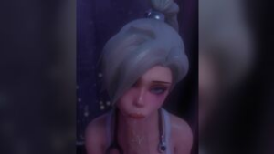 Mercy Blowjob [kittyyevil] - ﻿3D animation on Crohasit