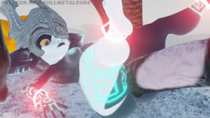 Midna get Wrecked by Horse - ﻿3D animation on Crohasit