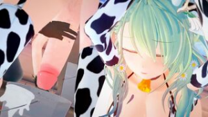 Milking the cows - ﻿3D animation on Crohasit