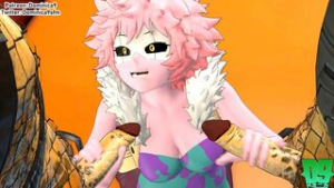 Mina Ashido Crazy Crossover [Dominica9] - ﻿3D animation on Crohasit