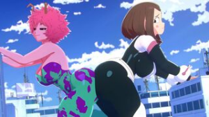 Mina and Ochaco Trap a Criminal [ScragBoy] - ﻿3D animation on Crohasit