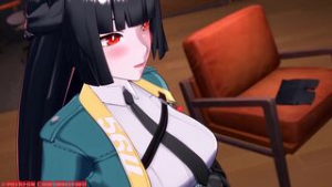 Miyabi in heat[Mellewd] [4k 60fps] - ﻿3D animation on Crohasit