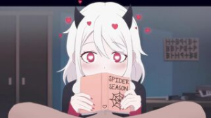 Modeus Blowjob [Kamuo] - 2D animation on Crohasit
