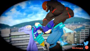 My Hero Academia – Nejire banged high up in the air by a Nomu [MrImpy] - ﻿3D animation on Crohasit