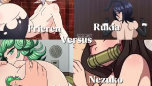 Nezuko VS Frieren VS Tatsumaki VS Rukia | WIS/HMV - One Punch Man animation on Crohasit
