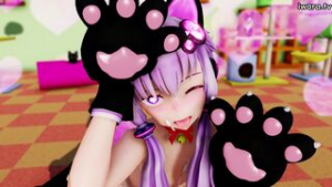 Nice Girl Hypnotized Into Fucking As A Cat - vocaloid animation on Crohasit