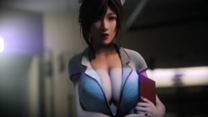 Nightly Visit From The Nurse [White][Lewdgazer][NO WM] - ﻿3D animation on Crohasit