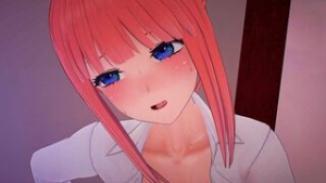 Nino Nakano in the kitchen - 5Toubun no Hanayome animation on Crohasit