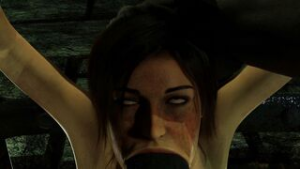 No mercy for Lara Croft: Captured and Destroyed [SteamOven3D] - ﻿3D animation on Crohasit