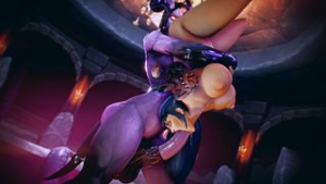 N’zirii And The Overconfident Warlock [Jimahn] - ﻿3D animation on Crohasit