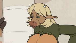 Office Cow TF [Tail-Blazer] - 2D animation on Crohasit