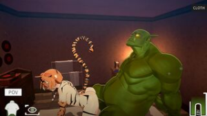 Orc Massage Valeria - ﻿3D animation on Crohasit